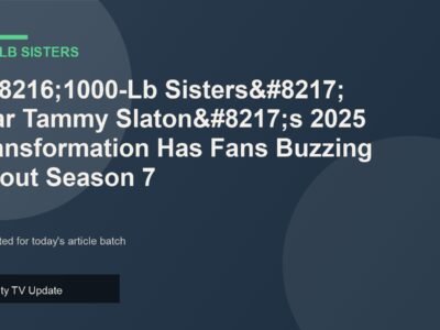 1000-Lb Sisters featured image