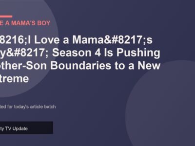 I Love a Mama's Boy featured image