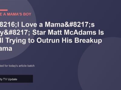I Love a Mama's Boy featured image