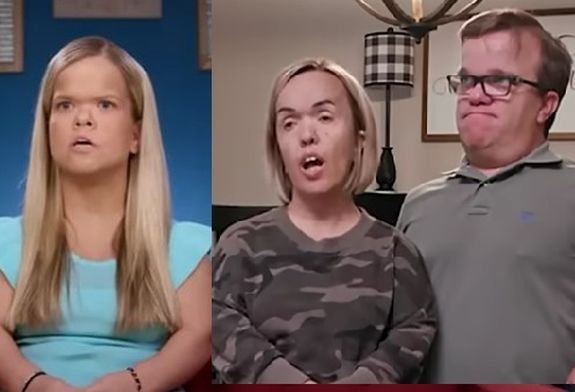 Anna Johnston pictured with parents Trent and Amber Johnston