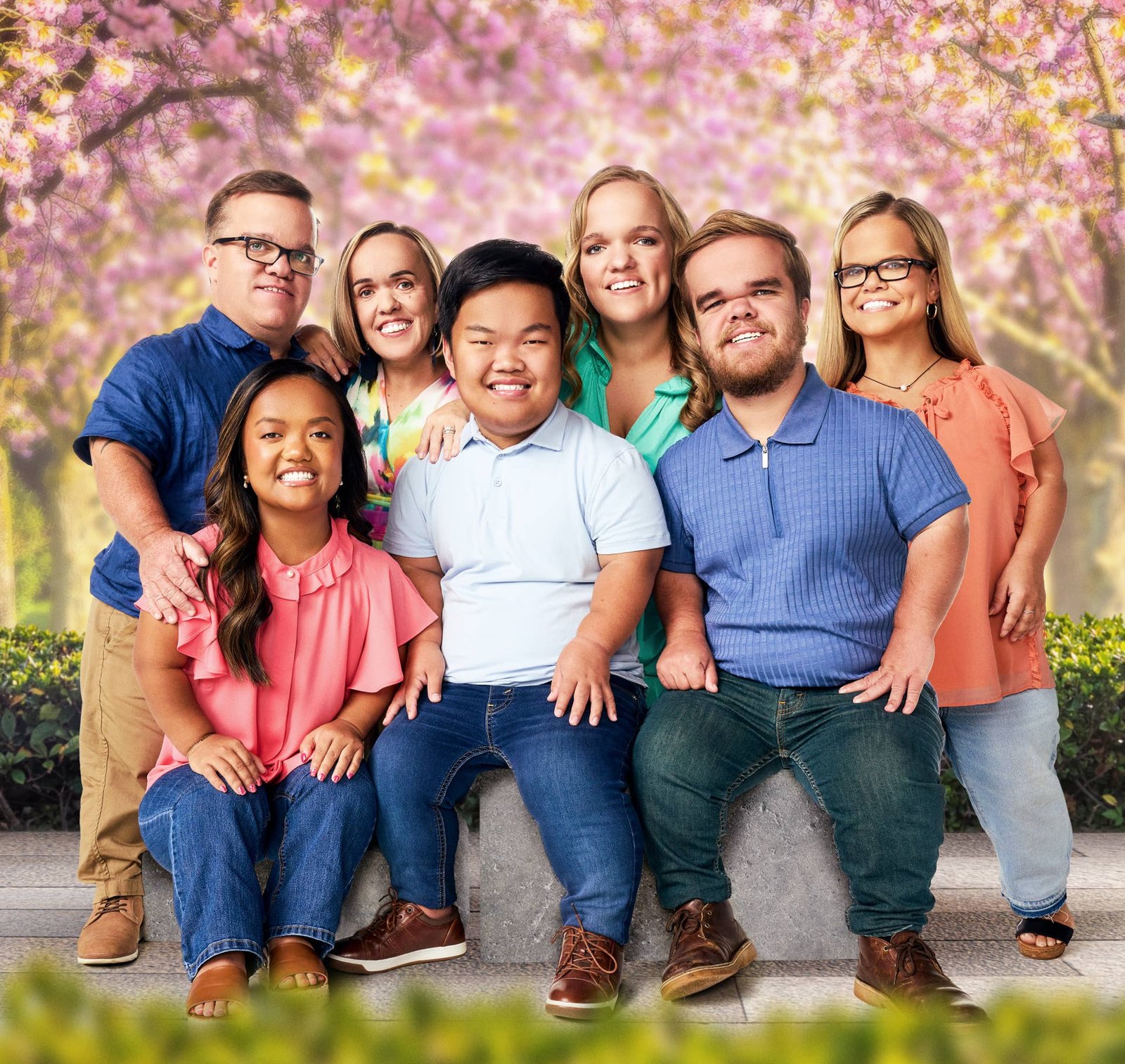 The Johnston family minus Anna