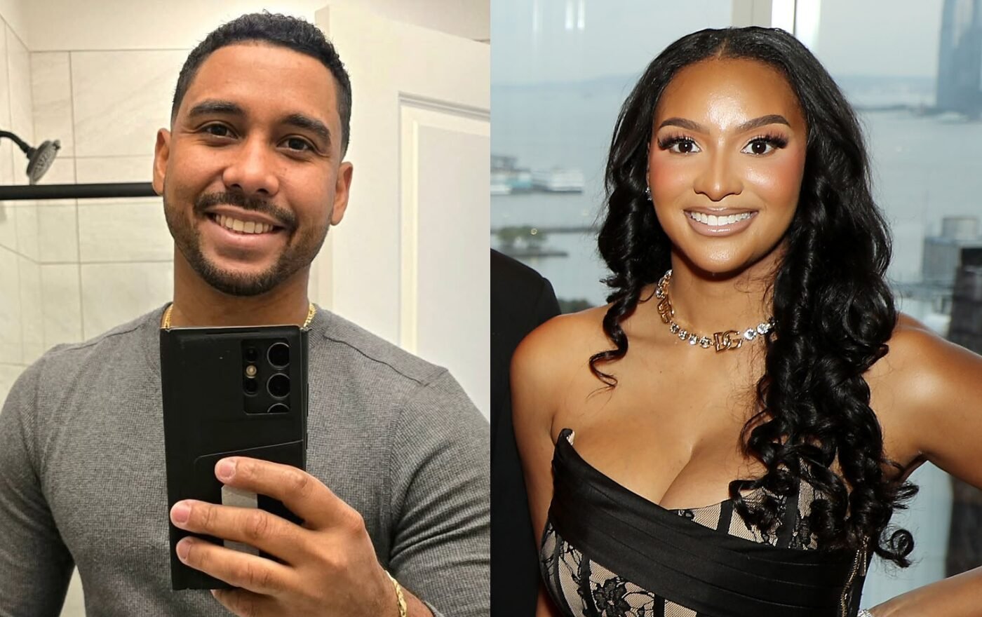 Pedro Jimeno with his new girlfriend