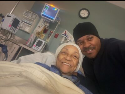 Deon Derrico with his mother GG Derrico