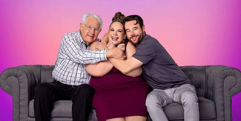 Whitney Thore, Glenn Thore and Buddy Bell in a My Big Fat Fabulous Life promo photo