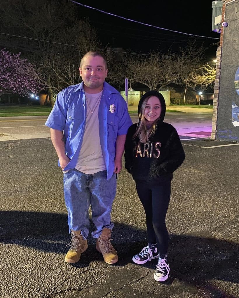 Shauna Rae with one of her dates from the TLC show