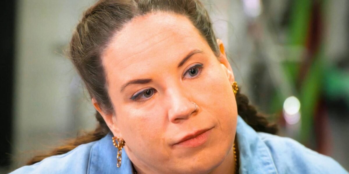 Whitney Way Thore in a close-up interview photo