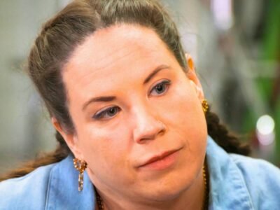 Whitney Way Thore in a close-up interview photo