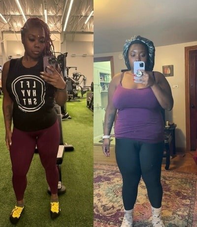 Ashley Michelle gym progress selfies