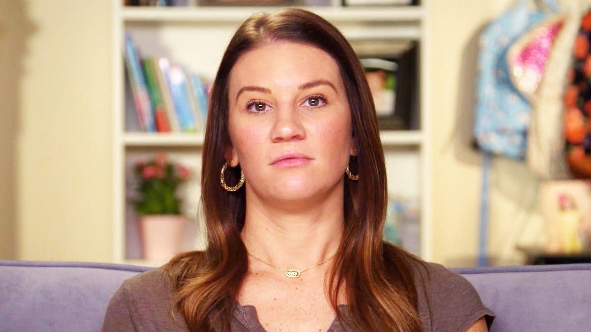 Danielle Busby in a confessional