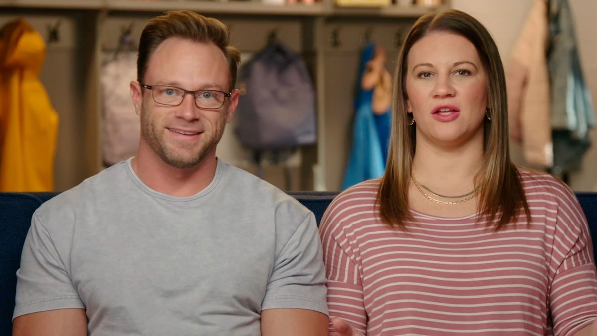 Adam and Danielle Busby in a confessional