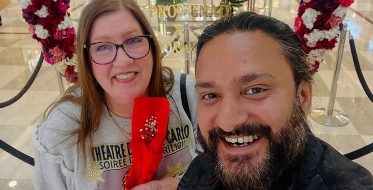 Jenny Slatten and Sumit Singh selfie