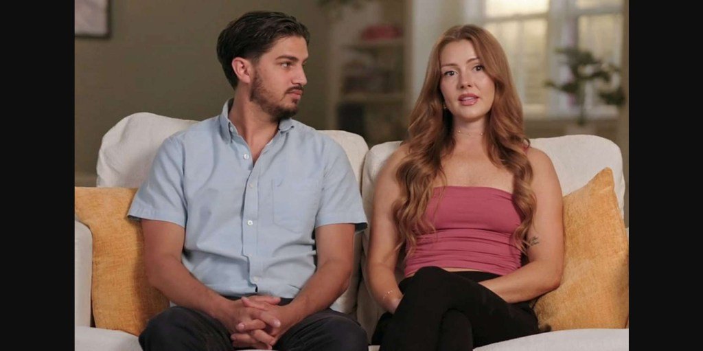 Kara Leona and Guillermo Rojer on the couch