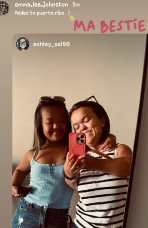 Emma Johnston and Ashley taking a selfie