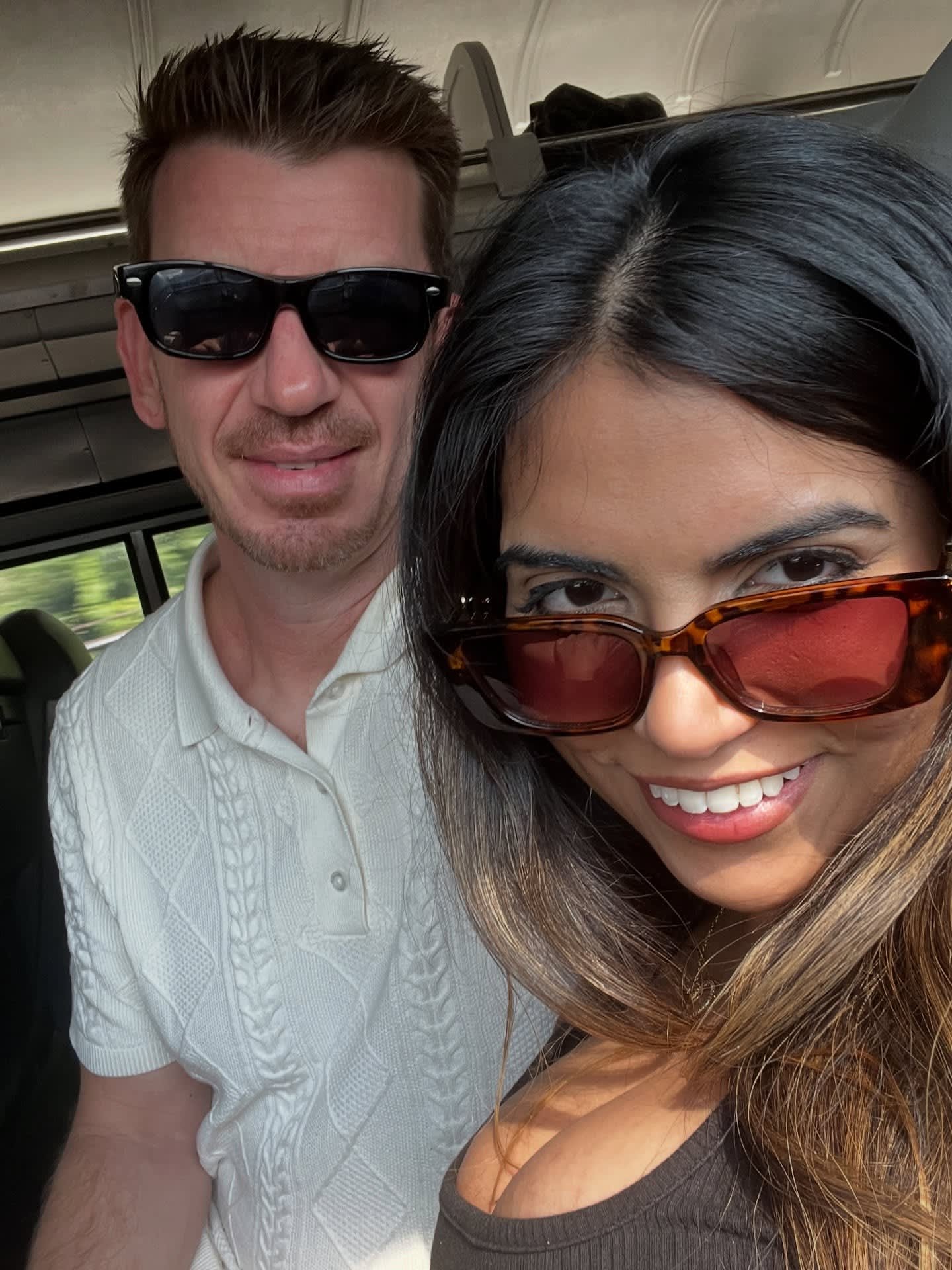 Ally and Jonathan couple selfie