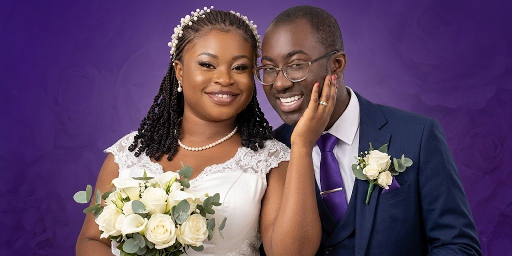 Niles Valentine and Matilda Nti wedding photo
