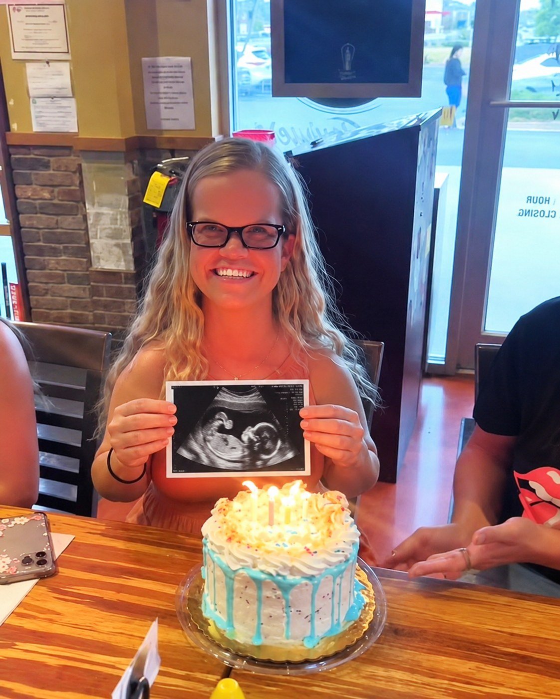 Anna Johnston smiling at her birthday celebration in 2026