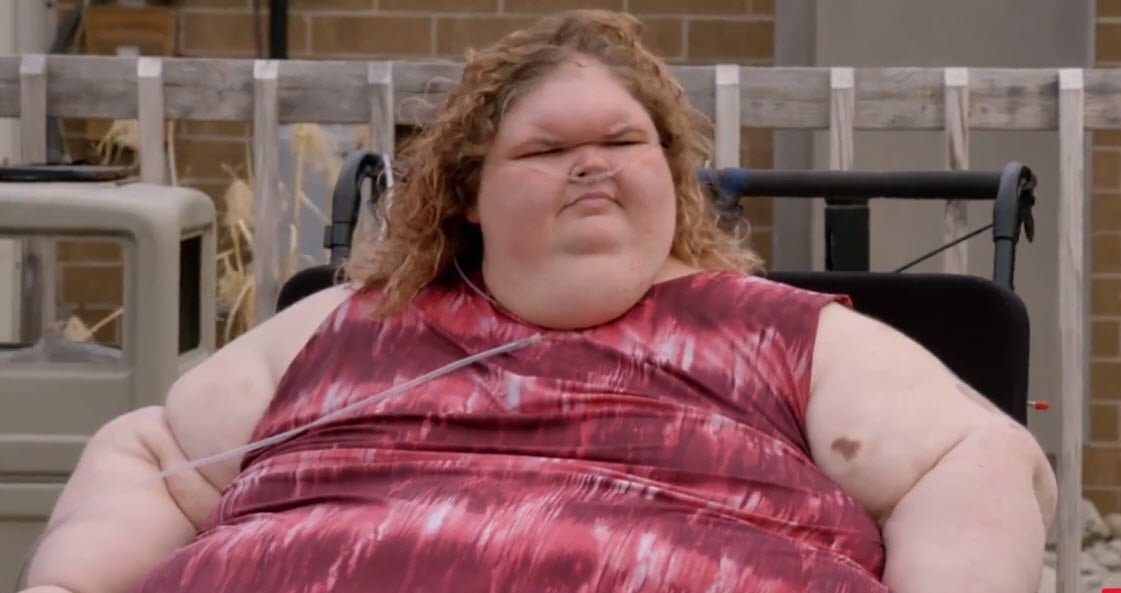 Tammy Slaton in wheelchair with oxygen at heaviest