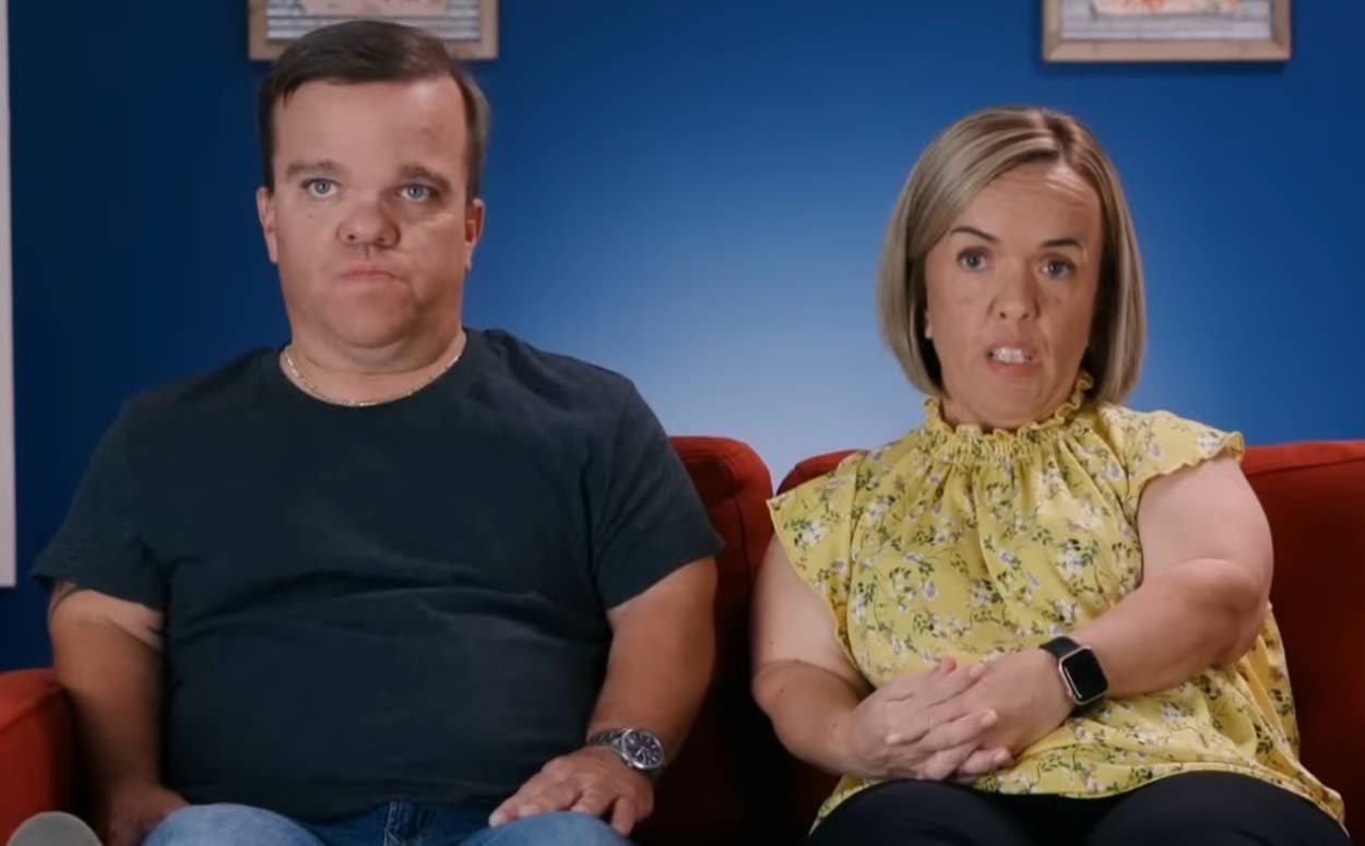 Trent and Amber Johnston in a confessional interview