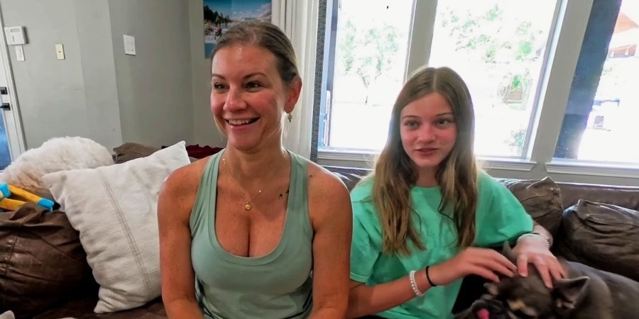 Danielle and Blayke Busby stunned by Adam's haircut