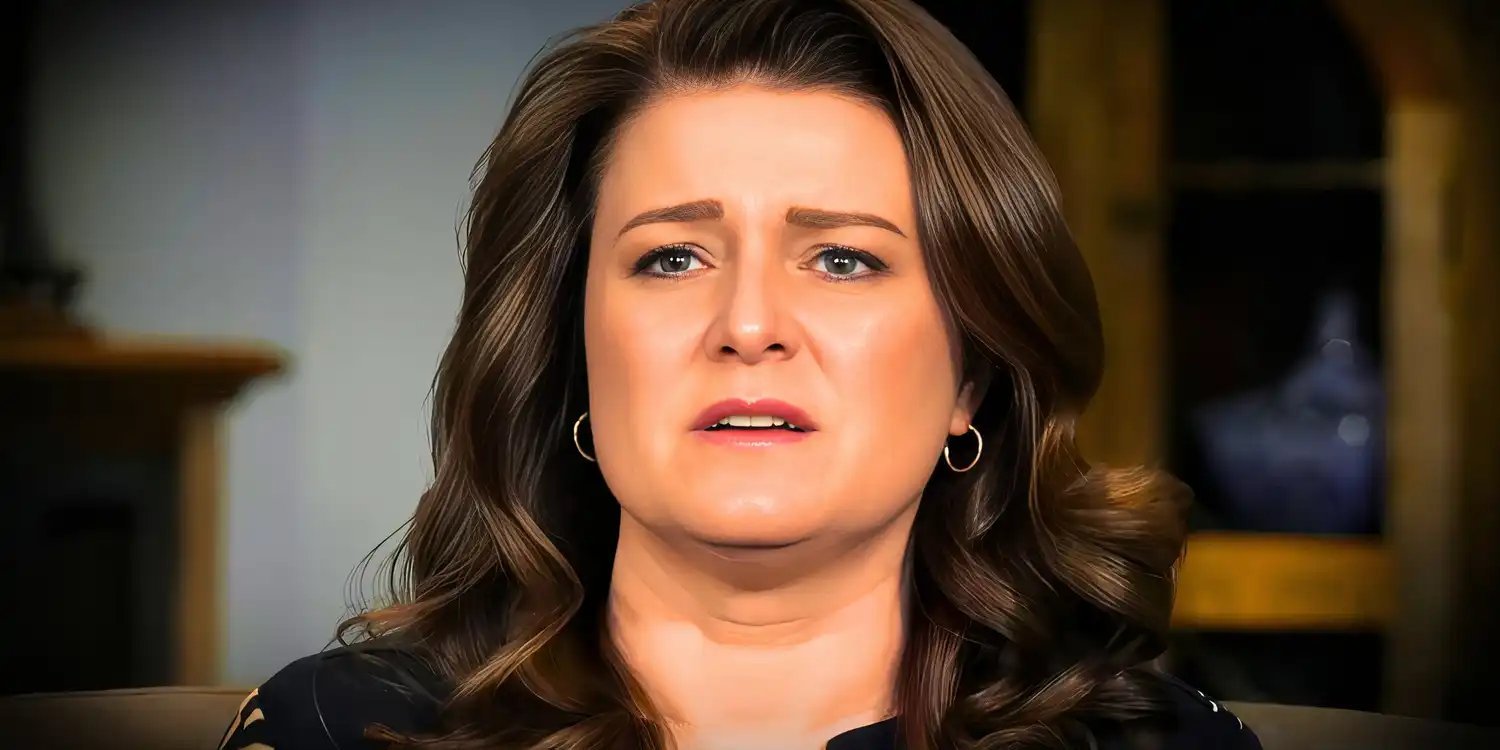 Robyn Brown emotional during a confessional