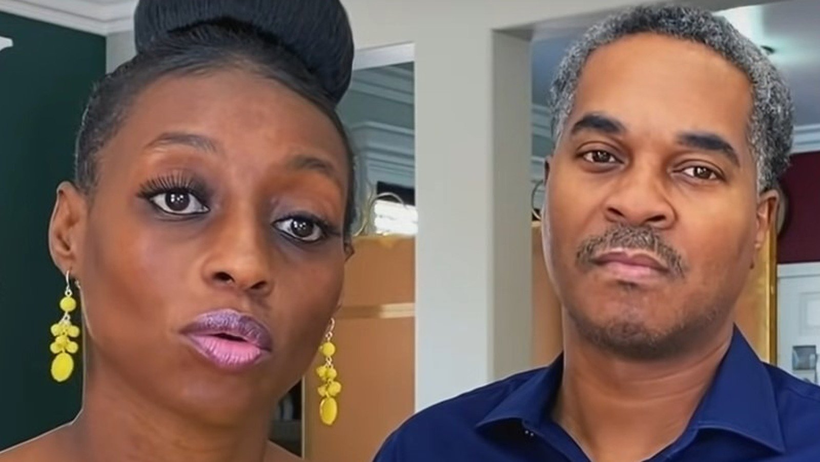 Karen and Deon Derrico in a close-up from a 2021 interview