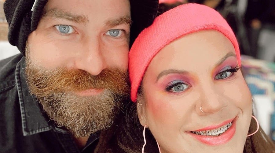 Whitney Thore and Lennie Alehat smiling together in a selfie
