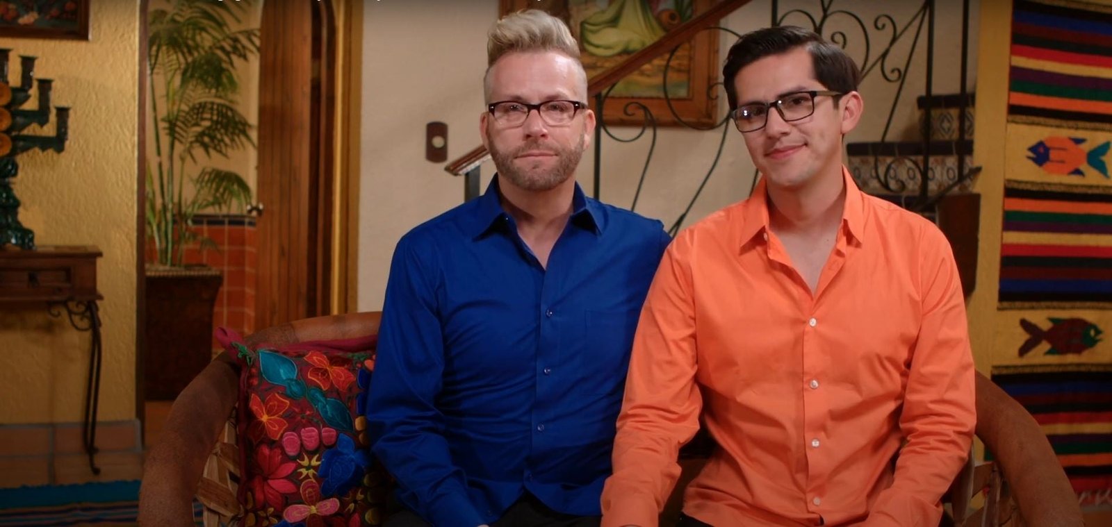 Kenny Niedermeier and Armando Rubio sitting together during a 90 Day Fiance interview