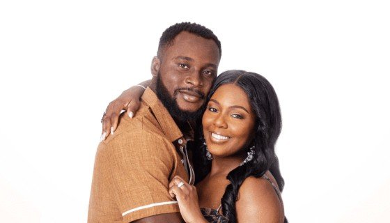Maxwell and Ashia smiling together