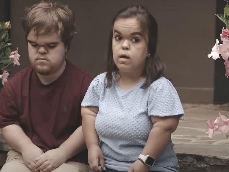 Jonah Johnston and girlfriend Ashley looking upset