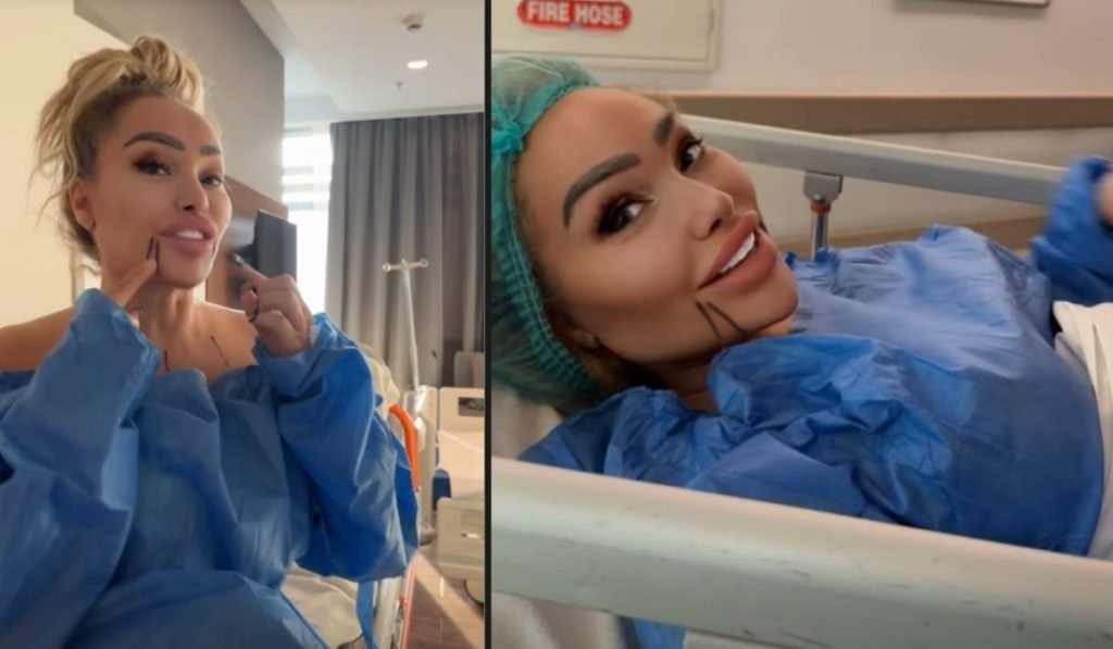 Darcey and Stacey Silva showing off their Turkey make over looks