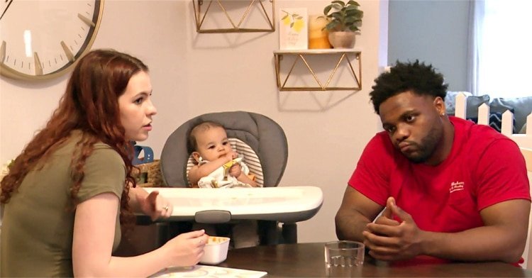 Lilly Bennett and Lawrence Bishop in a tense moment on Unexpected