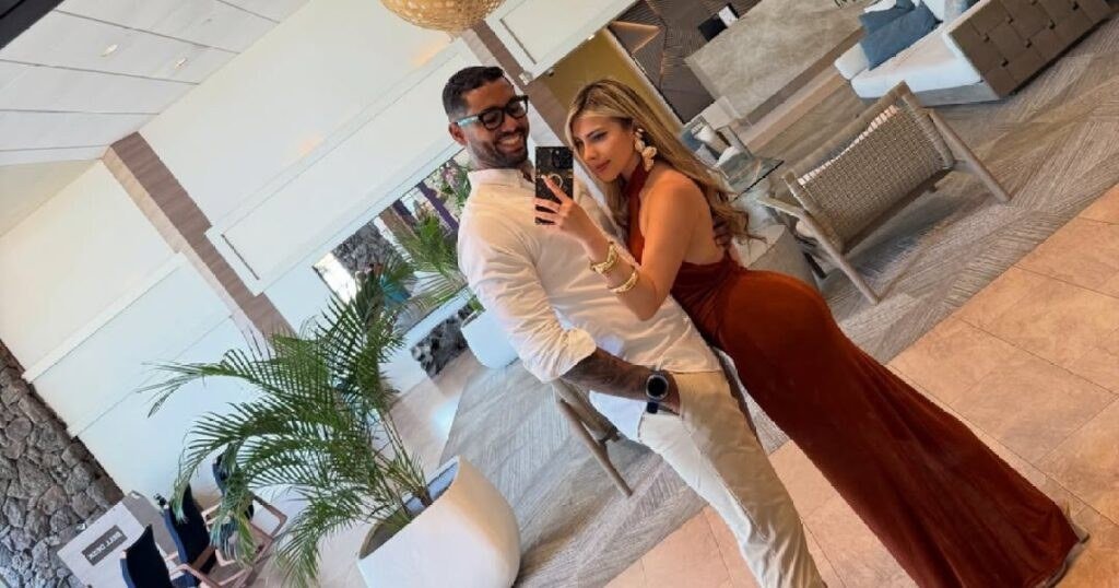 Pedro Jimeno and Valentina Malagon on vacation