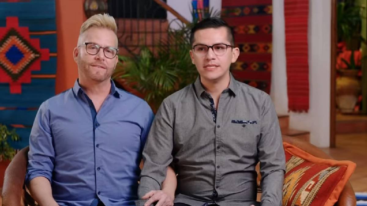 Kenny Niedermeier and Armando Rubio sitting together at their Mexico home