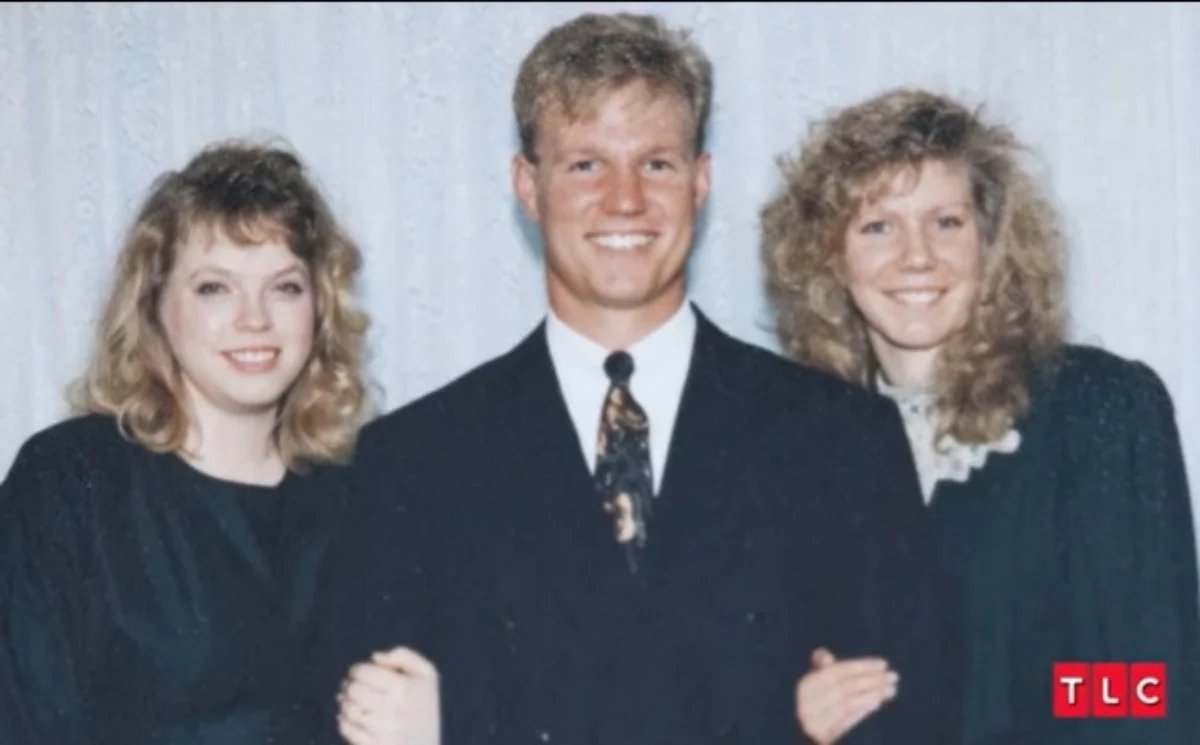 Young Kody Brown with Janelle and Meri in early plural marriage days