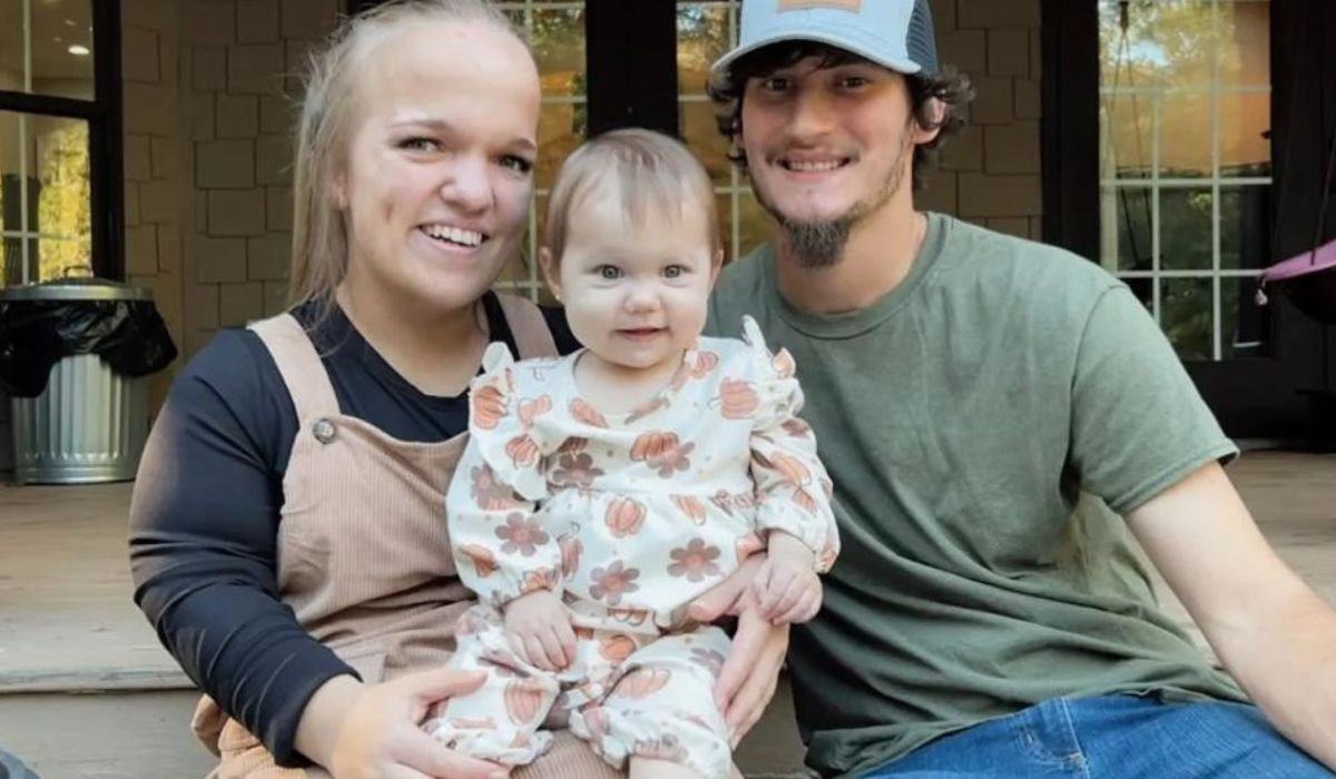 Liz Brice and Leighton happy family
