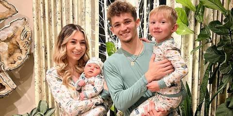 Jenna Ronan and JJ Della with their sons