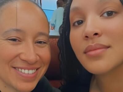 Ashley Bowen and Chantel Everett smiling in a candid selfie