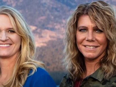 Christine Brown and Meri Brown side by side