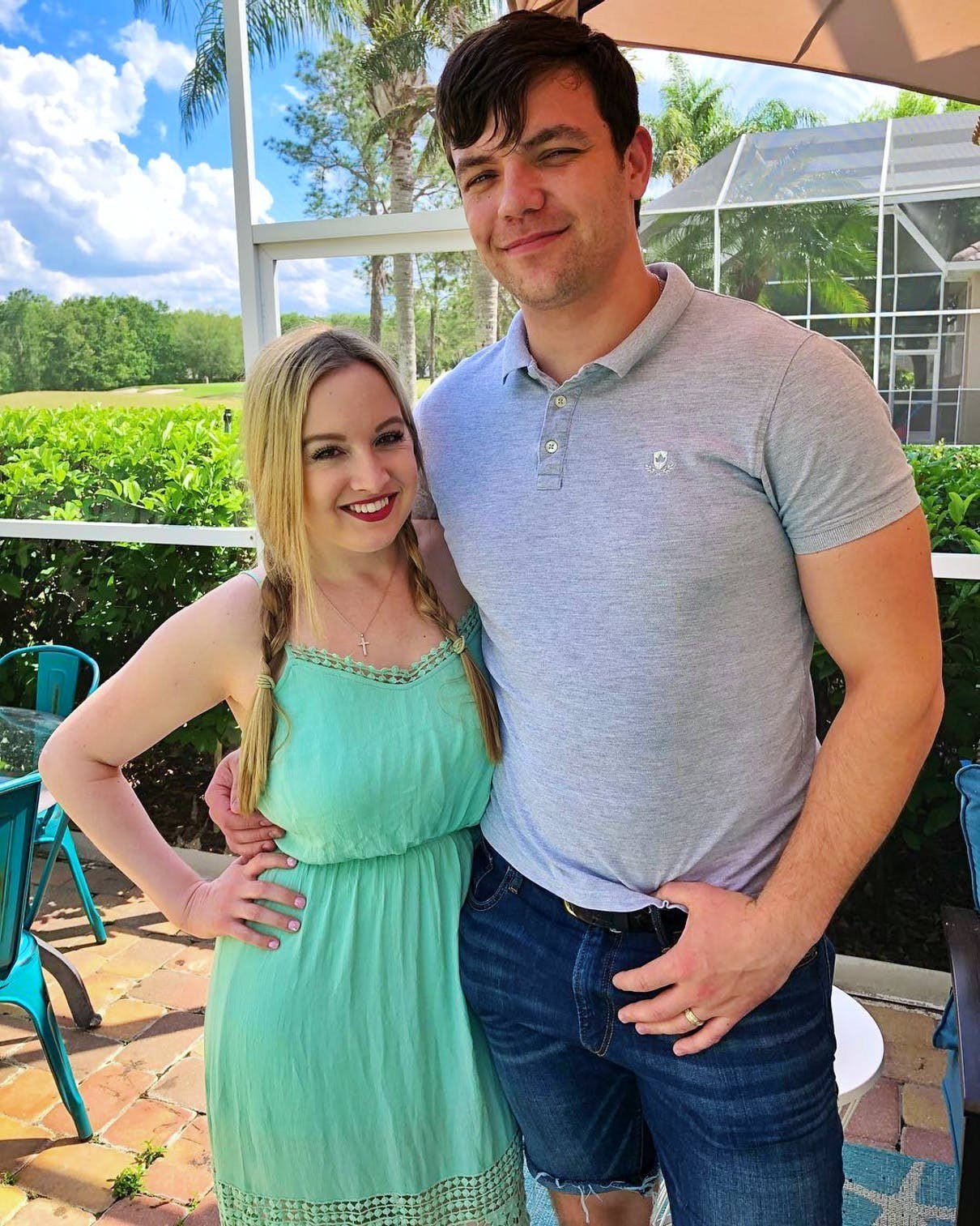 Elizabeth Potthast and Andrei Castravet at home in Florida