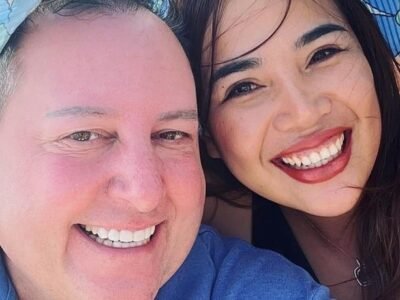 David Toborowsky and Annie Suwan smiling together