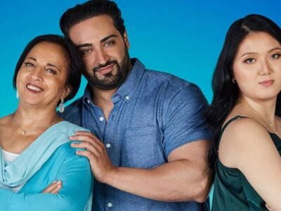 Laila and Shekeb with Emily on I Love a Mama's Boy