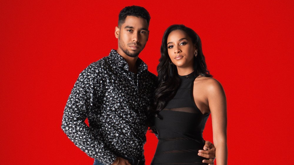 Chantel Everett and Pedro Jimeno posing for The Family Chantel