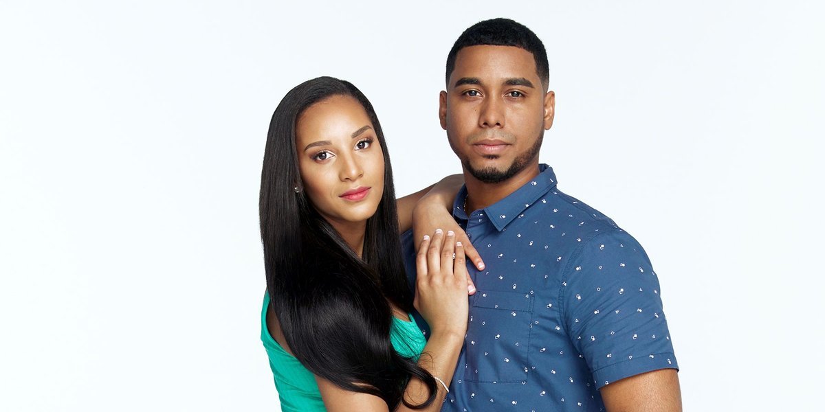 Chantel Everett and Pedro Jimeno in their early 90 Day Fiancé days