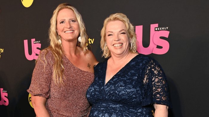 Christine Brown and Janelle Brown posing together at an event