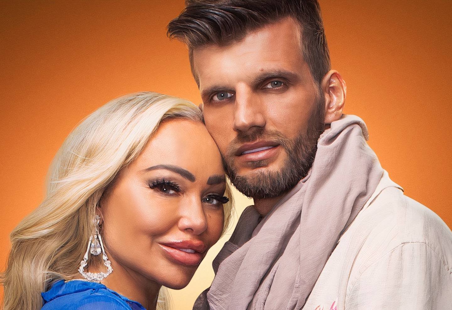 Stacey Silva and Florian Sukaj posing together