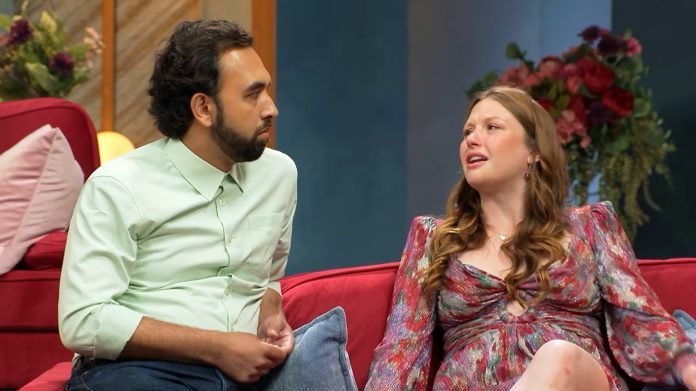 Catie Norboe and Josh Atkins at the 90 Day Fiance Tell All