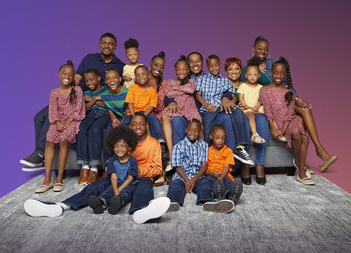 Derrico family with grandmother GG, TLC Season 3 press photo