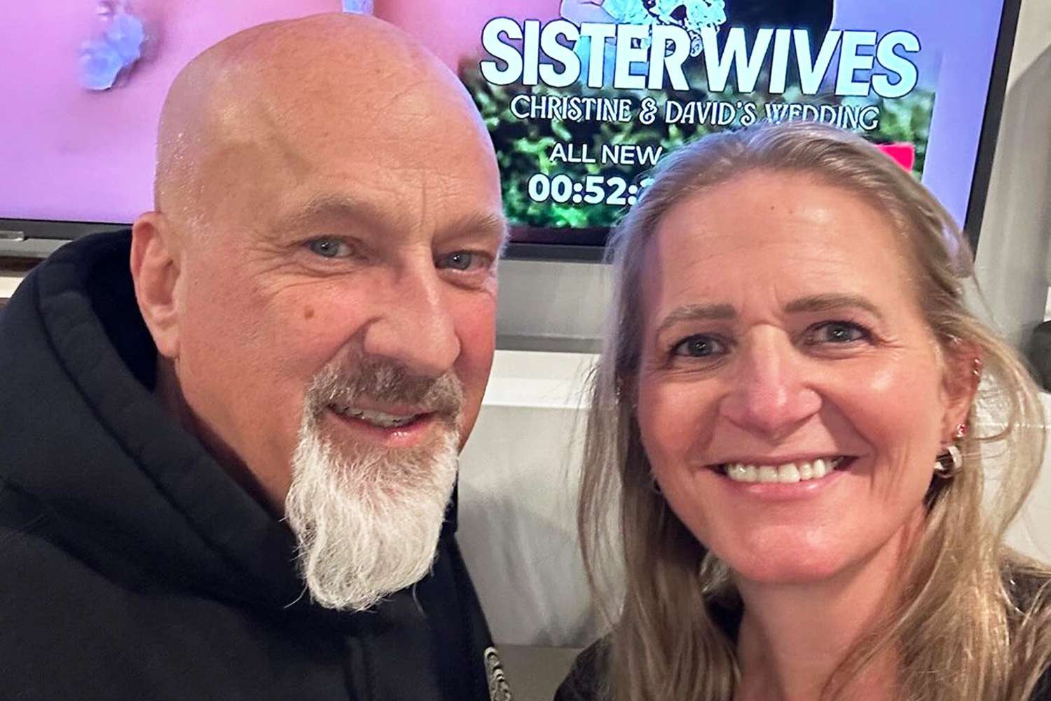 David Woolley and Christine Brown smiling