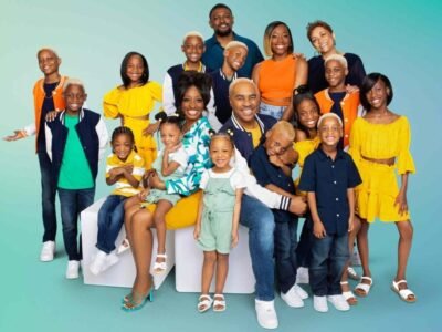 Deon and Karen Derrico with their children in a TLC press photo
